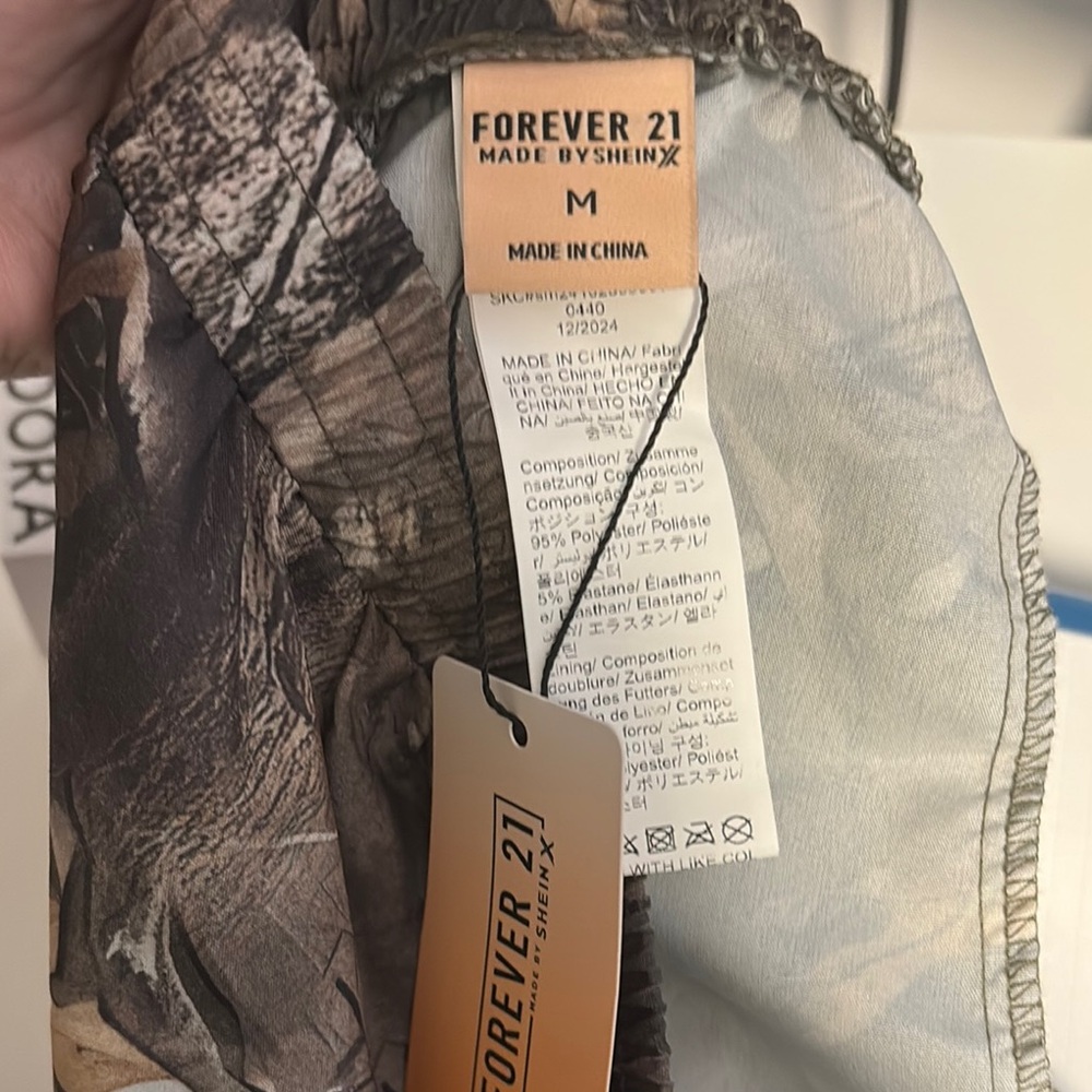 Earthy Camouflage wide legged pants